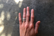 Load image into Gallery viewer, Intro to Jewelry: Textured Silver Ring Bands (6 hours) | December 5th