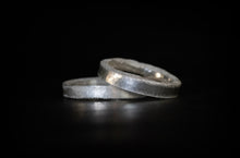 Load image into Gallery viewer, ring of dust: silver landscape rings