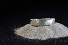 Load image into Gallery viewer, ring of dust: silver landscape rings
