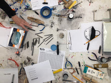 Load image into Gallery viewer, Intro to Soldering: Rings | Jan. 12, 19, 26 + Feb. 2, 9&lt;br&gt;Using different soldering techniques, students will make at least two silver rings with handmade decorative elements...
